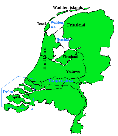 Large Dutch map